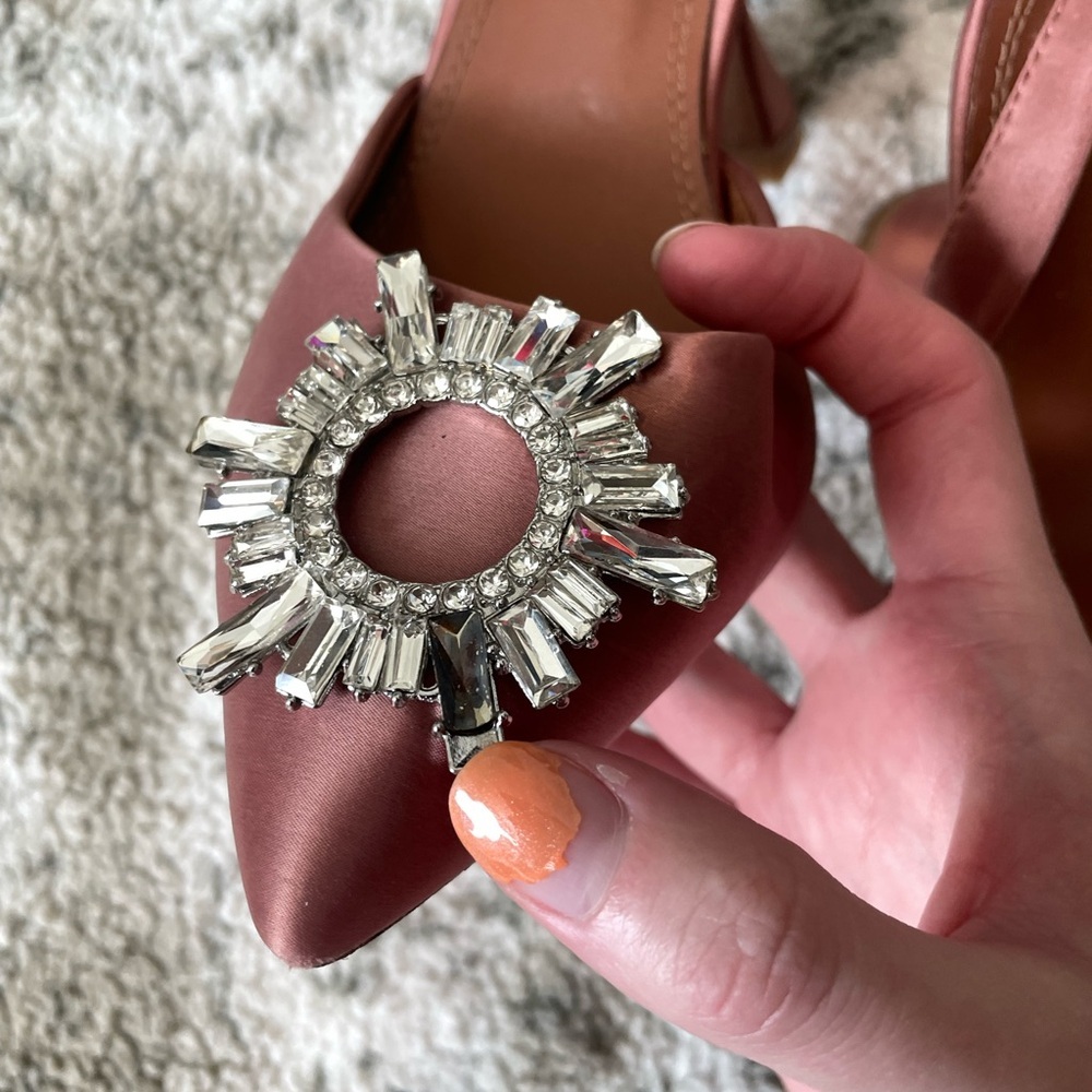 Amina Muaddi slingback crystal - Picture 3 of 8